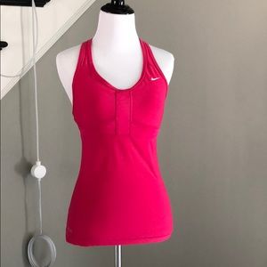 Nike women’s built in bra tank dri fit s